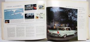 1957 Lincoln Capri and Premiere Sales Brochure Prestige Large Original