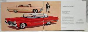 1958 Lincoln Continental Mark III Premiere and Capri Sales Brochure