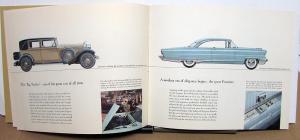 1959 Lincoln & Continental History Sales Brochure 1955 Mark II 1940 Convertible