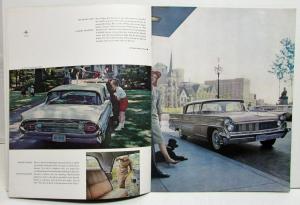 1959 Lincoln Continental Mark IV Sales Brochure with Card