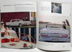 1959 Lincoln Continental Mark IV Sales Brochure with Card