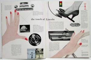 1959 Lincoln Continental Mark IV Sales Brochure with Card