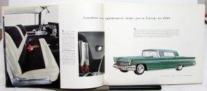 1960 Lincoln & Continental Dealer Prestige Sales Brochure Large Rare