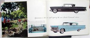 1960 Lincoln & Continental Dealer Prestige Sales Brochure Large Rare