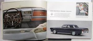 1962 Lincoln Continental Sedan & Convertible Prestige Sales Brochure Oversized