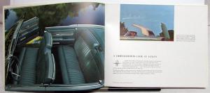 1962 Lincoln Continental Sedan & Convertible Prestige Sales Brochure Oversized