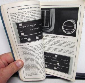 1969 Mercury Marauder Marquis Monterey Colony Park Owners Manual Original