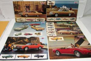 1973 Chevrolet Dealer Showroom Poster Sales Spec Sheet Corvette Camaro Nova