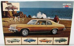 1973 Chevrolet Dealer Showroom Poster Sales Spec Sheet Corvette Camaro Nova
