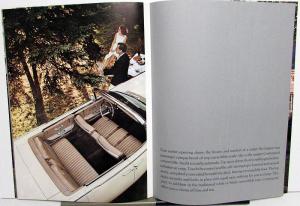 1965 Lincoln Continental Sedan Convertible Sales Brochure Oversized Original