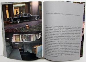 1965 Lincoln Continental Sedan Convertible Sales Brochure Oversized Original