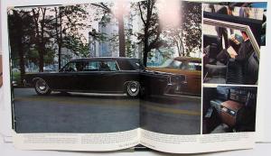 1967 Lincoln Continental Prestige Sales Brochure Oversized Original