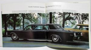 1969 Lincoln Continental Mark III Prestige Sales Brochure Oversized Original