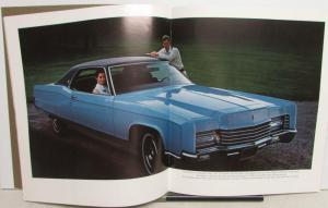 1970 Lincoln Continental Mark III Oversized Sales Brochure Original