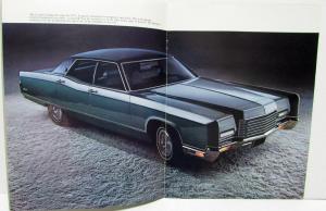 1971 Lincoln Continentals Mark III Sales Brochure Oversized Original