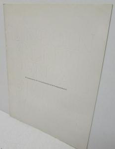 1972 Lincoln Continental Mark IV Raised Embossed Cover Sales Brochure XL Orig