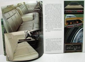 1972 Lincoln Continental Mark IV Raised Embossed Cover Sales Brochure XL Orig