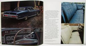 1973 Lincoln Continental Town Car Mark IV Sales Brochure Oversized Original