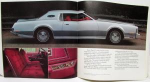 1973 Lincoln Continental Town Car Mark IV Sales Brochure Oversized Original