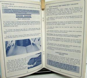 1972 Mercury Montego Owners Manual Original