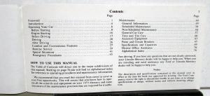 1973 Mercury Marquis Monterey Colony Park Wagon Owners Manual Original