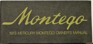 1973 Mercury Montego Owners Manual Original