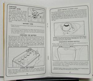 1974 Mercury Capri Owners Manual Original