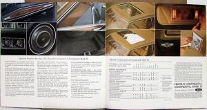 1974 Lincoln Continental Mark IV REVISED Sales Brochure Original