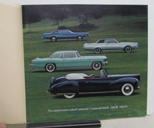 1977 Lincoln Continental Mark V Prestige Oversized Sales Brochure Original