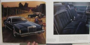 1977 Lincoln Continental Mark V Prestige Oversized Sales Brochure Original