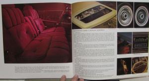 1977 Lincoln Continental Mark V Prestige Oversized Sales Brochure Original