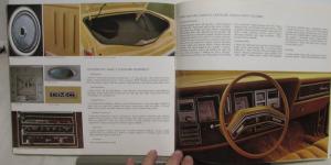 1977 Lincoln Continental Mark V Prestige Oversized Sales Brochure Original