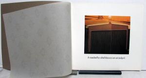 1977 Lincoln Continental Town Coupe Sedan Prestige Sales Brochure Oversized Orig