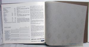 1977 Lincoln Continental Town Coupe Sedan Prestige Sales Brochure Oversized Orig