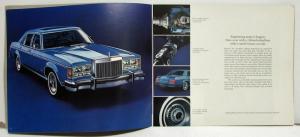 1978 Lincoln Versailles Canadian Oversized Sales Brochure Original By Ford