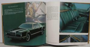 1978 Lincoln Continental Mark V Diamond Jubilee Edition Sales Brochure Prestige