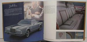 1978 Lincoln Continental Mark V Diamond Jubilee Edition Sales Brochure Prestige