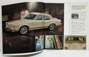 1979 Lincoln Versailles Sales Brochure Canadian