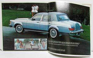 1979 Lincoln Versailles Sales Brochure Canadian