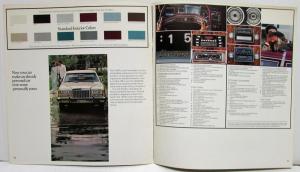 1979 Lincoln Versailles Sales Brochure Canadian