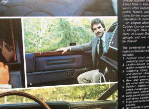 1979 Lincoln Continental Mark V Sales Brochure with Tom Selleck