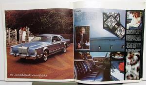 1979 Lincoln Continental Mark V Sales Brochure with Tom Selleck