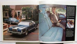 1979 Lincoln Continental Mark V Sales Brochure with Tom Selleck