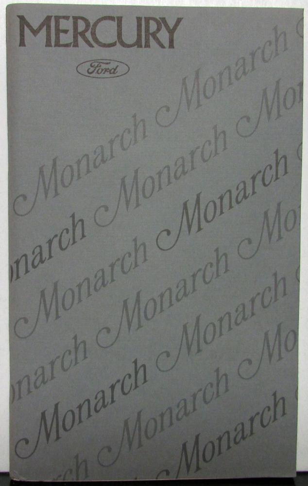 1975 Mercury Monarch Owners Manual Original