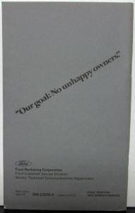 1975 Mercury Monarch Owners Manual Original