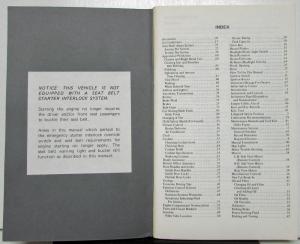 1975 Mercury Monarch Owners Manual Original
