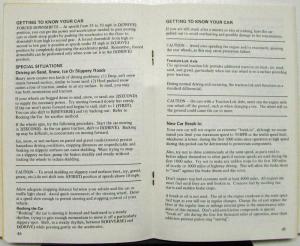 1975 Mercury Cougar Owners Manual Original