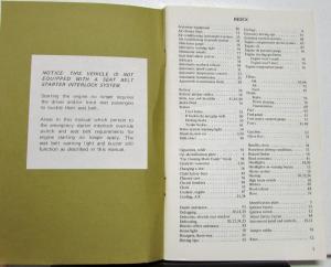 1975 Mercury Montego Owners Manual Original