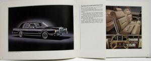 1980 Lincoln Continental Sales Brochure