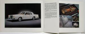 1980 Lincoln Continental Sales Brochure